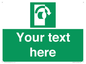 SV5227: Custom Turn Clockwise Sign