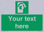 SV5227: Custom Turn Clockwise Sign