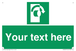 SV5227: Custom Turn Clockwise Sign