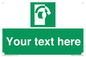 SV5227: Custom Turn Clockwise Sign