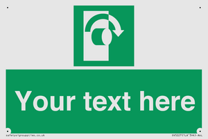 SV5227: Custom Turn Clockwise Sign