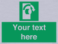 SV5227: Custom Turn Clockwise Sign