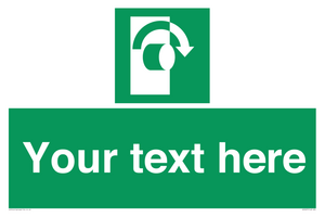 SV5227: Custom Turn Clockwise Sign