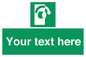 SV5227: Custom Turn Clockwise Sign