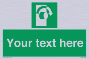 SV5227: Custom Turn Clockwise Sign