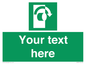 SV5227: Custom Turn Clockwise Sign