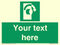 SV5227: Custom Turn Clockwise Sign