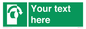 SV5227: Custom Turn Clockwise Sign