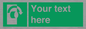 SV5227: Custom Turn Clockwise Sign