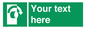 SV5227: Custom Turn Clockwise Sign