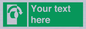 SV5227: Custom Turn Clockwise Sign