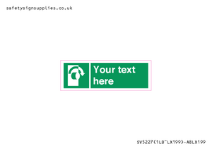 SV5227: Custom Turn Clockwise Sign