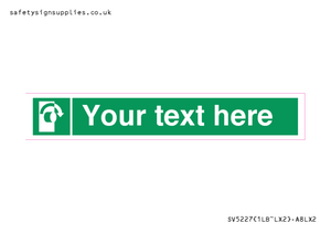 SV5227: Custom Turn Clockwise Sign