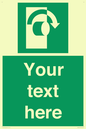 SV5227: Custom Turn Clockwise Sign