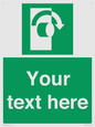 SV5227: Custom Turn Clockwise Sign