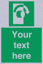 SV5227: Custom Turn Clockwise Sign