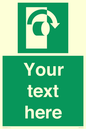 SV5227: Custom Turn Clockwise Sign