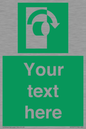 SV5227: Custom Turn Clockwise Sign