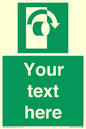 SV5227: Custom Turn Clockwise Sign
