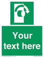 SV5227: Custom Turn Clockwise Sign