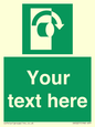 SV5227: Custom Turn Clockwise Sign