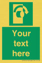 SV5227: Custom Turn Clockwise Sign
