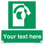 SV5227: Custom Turn Clockwise Sign