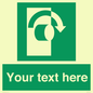 SV5227: Custom Turn Clockwise Sign