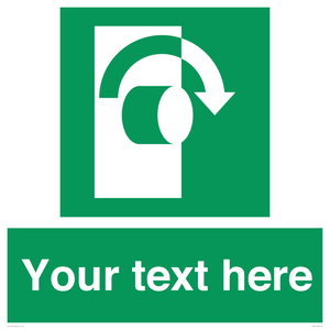 SV5227: Custom Turn Clockwise Sign
