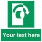 SV5227: Custom Turn Clockwise Sign