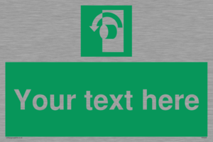 SV5228: Custom Turn Anti-Clockwise Sign