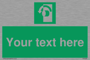 SV5228: Custom Turn Anti-Clockwise Sign