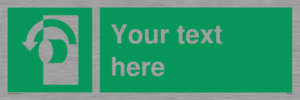 SV5228: Custom Turn Anti-Clockwise Sign