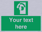 SV5228: Custom Turn Anti-Clockwise Sign