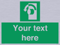 SV5228: Custom Turn Anti-Clockwise Sign