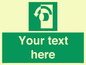 SV5228: Custom Turn Anti-Clockwise Sign