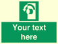 SV5228: Custom Turn Anti-Clockwise Sign