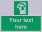 SV5228: Custom Turn Anti-Clockwise Sign