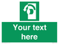 SV5228: Custom Turn Anti-Clockwise Sign