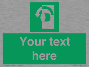 SV5228: Custom Turn Anti-Clockwise Sign