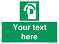 SV5228: Custom Turn Anti-Clockwise Sign