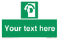 SV5228: Custom Turn Anti-Clockwise Sign