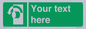 SV5228: Custom Turn Anti-Clockwise Sign