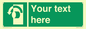 SV5228: Custom Turn Anti-Clockwise Sign