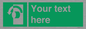 SV5228: Custom Turn Anti-Clockwise Sign