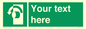 SV5228: Custom Turn Anti-Clockwise Sign
