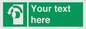 SV5228: Custom Turn Anti-Clockwise Sign