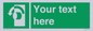 SV5228: Custom Turn Anti-Clockwise Sign