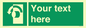 SV5228: Custom Turn Anti-Clockwise Sign