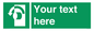 SV5228: Custom Turn Anti-Clockwise Sign